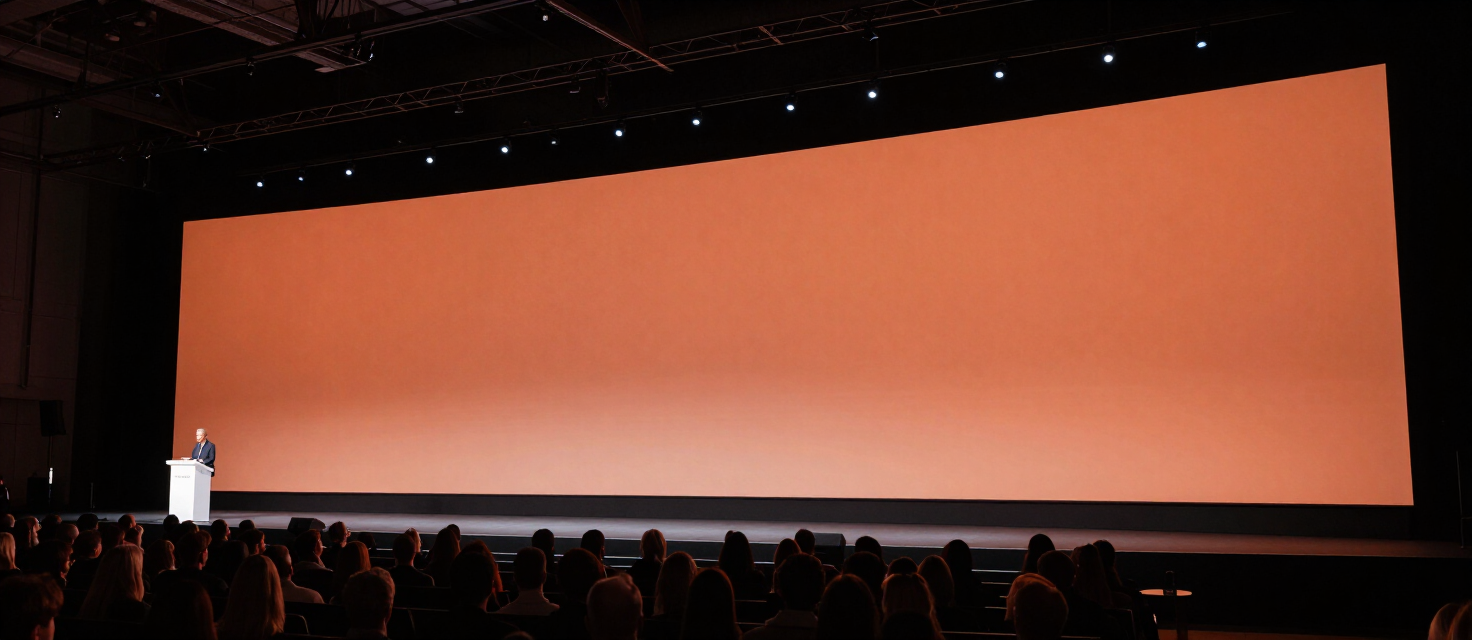 Opening keynote, 2025 — main stage at full capacity